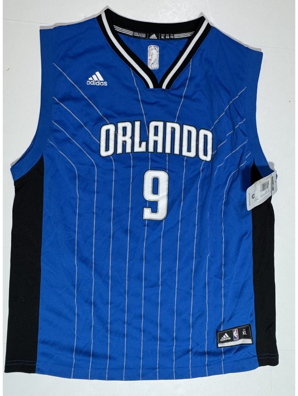 Nikola Vučević Vucevic Orlando Magic Blue Pinstripe Road Jersey Youth XL NWT